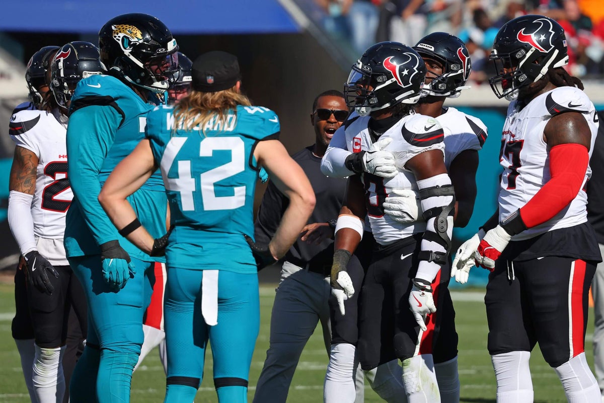 Texans' Al-Shaair suspended 3 games for hit on Jaguars' Lawrence