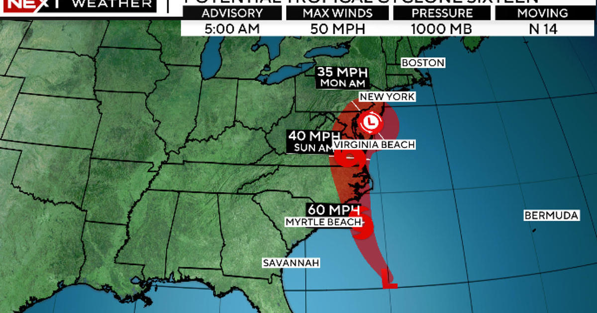 Tropical Storm Ophelia Threatens East Coast with Heavy Rain and Wind