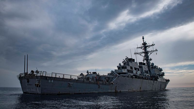 Featured image for US Warship Intercepts Missiles Near Yemen for 9 Hours, Escalating Mideast Tensions