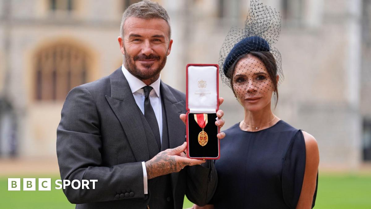 Featured image for David Beckham Knighted by King Charles III for Football and Society