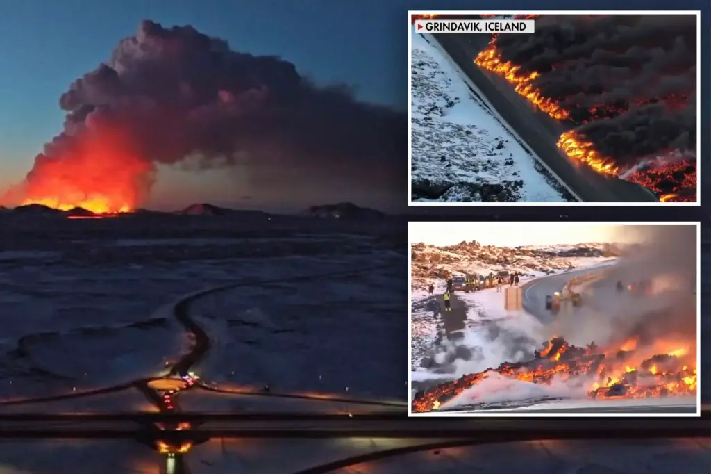 Featured image for "Iceland Declares State of Emergency as Fourth Volcanic Eruption Threatens Evacuated Town"