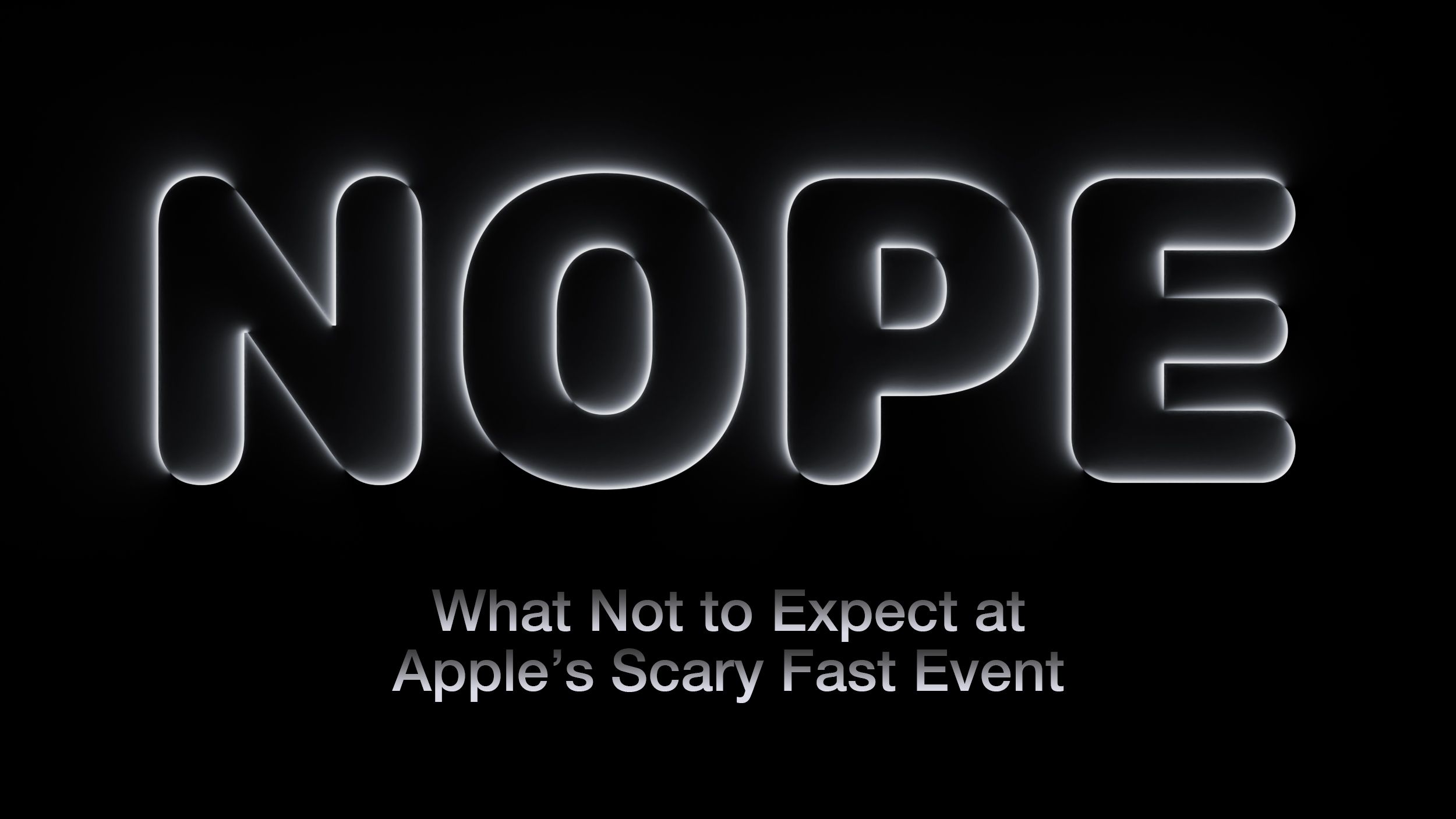 Apple's 'Scary Fast' October 30 Event: What to Expect
