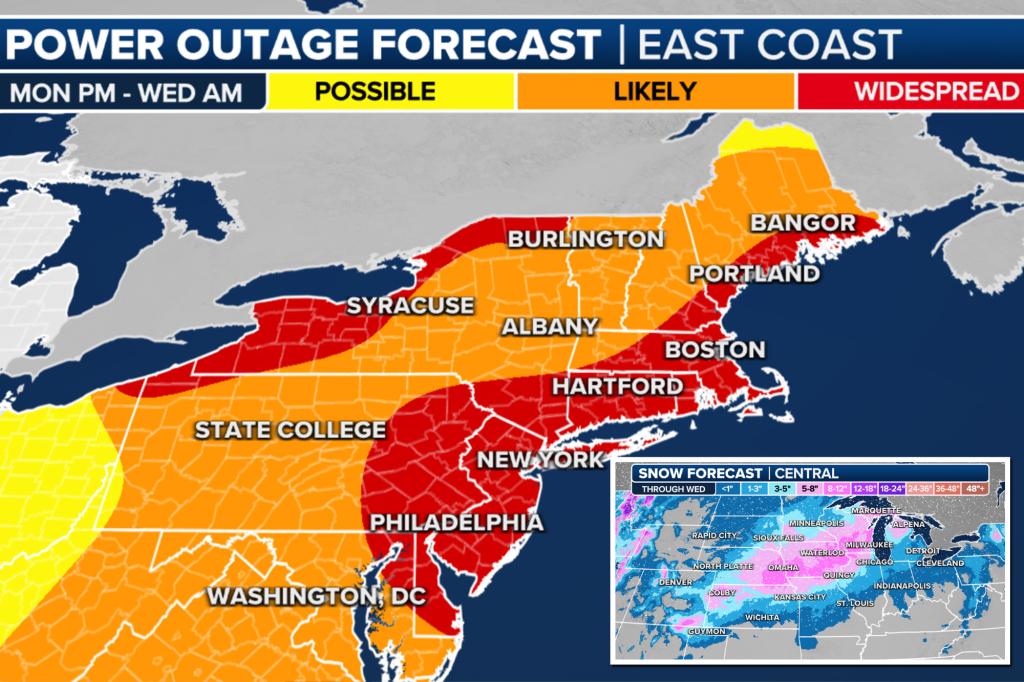 "East Coast Braces for Severe Winter Storm: Blizzard, Flooding, and Power Outages Expected"