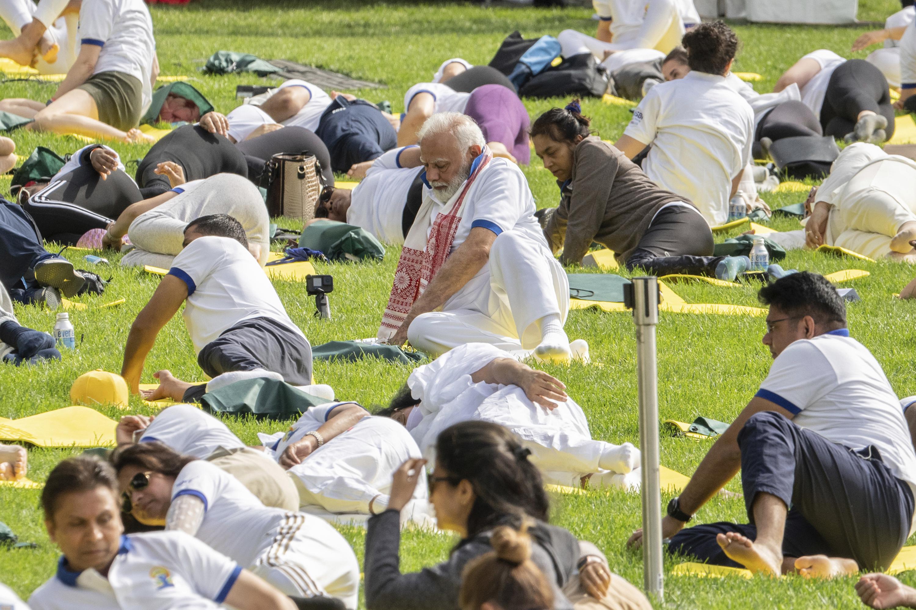 Modi showcases India's cultural influence through yoga at UN and White House meetings.