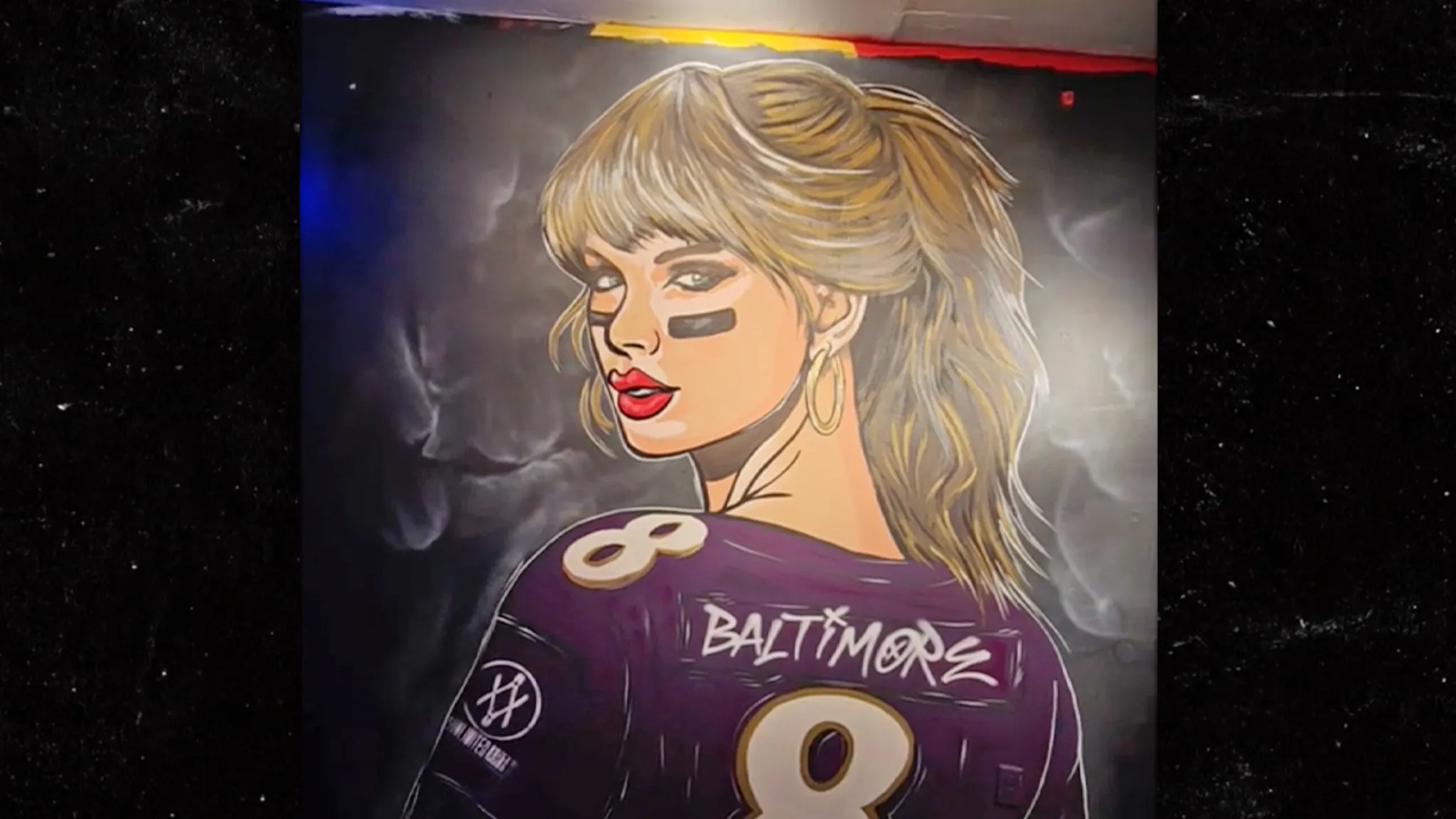 "Taylor Swift Mural Appears in Maryland Before Chiefs Game"
