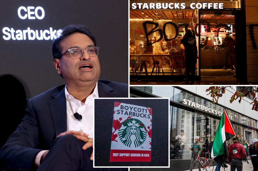 Featured image for Starbucks CEO Addresses Controversies Surrounding Israel-Hamas War and Unionization