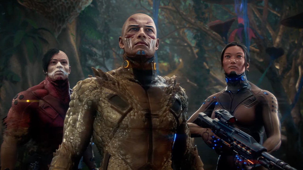 Featured image for Turok Origins Revives Dinosaur-Hunting as Co-Op Third-Person Shooter