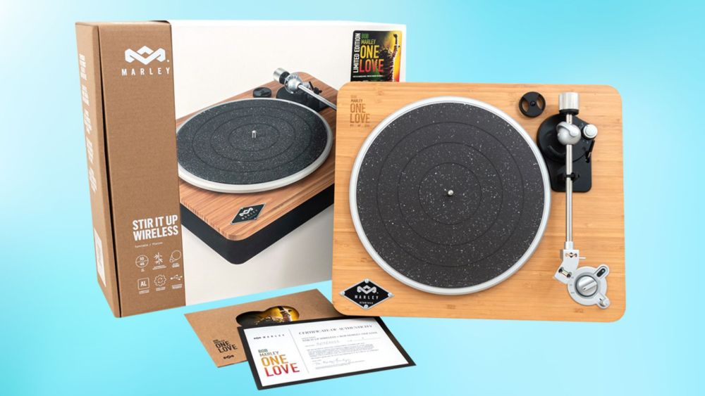 "Exclusive Limited-Edition One Love Turntable and More: Bob Marley-Inspired Audio Gear Sale Up to 20% Off"