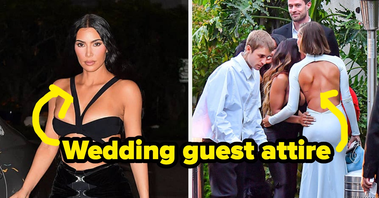 Featured image for Celebrity Wedding Fashion: Hailey Bieber, Kim Kardashian, and Stephanie Shepherd's Show-Stopping Dresses