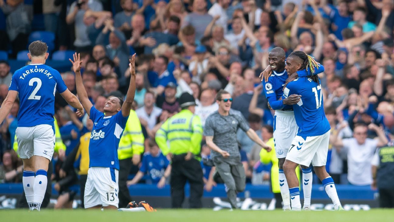 Featured image for Everton secures Premier League survival with 1-0 win over Bournemouth.