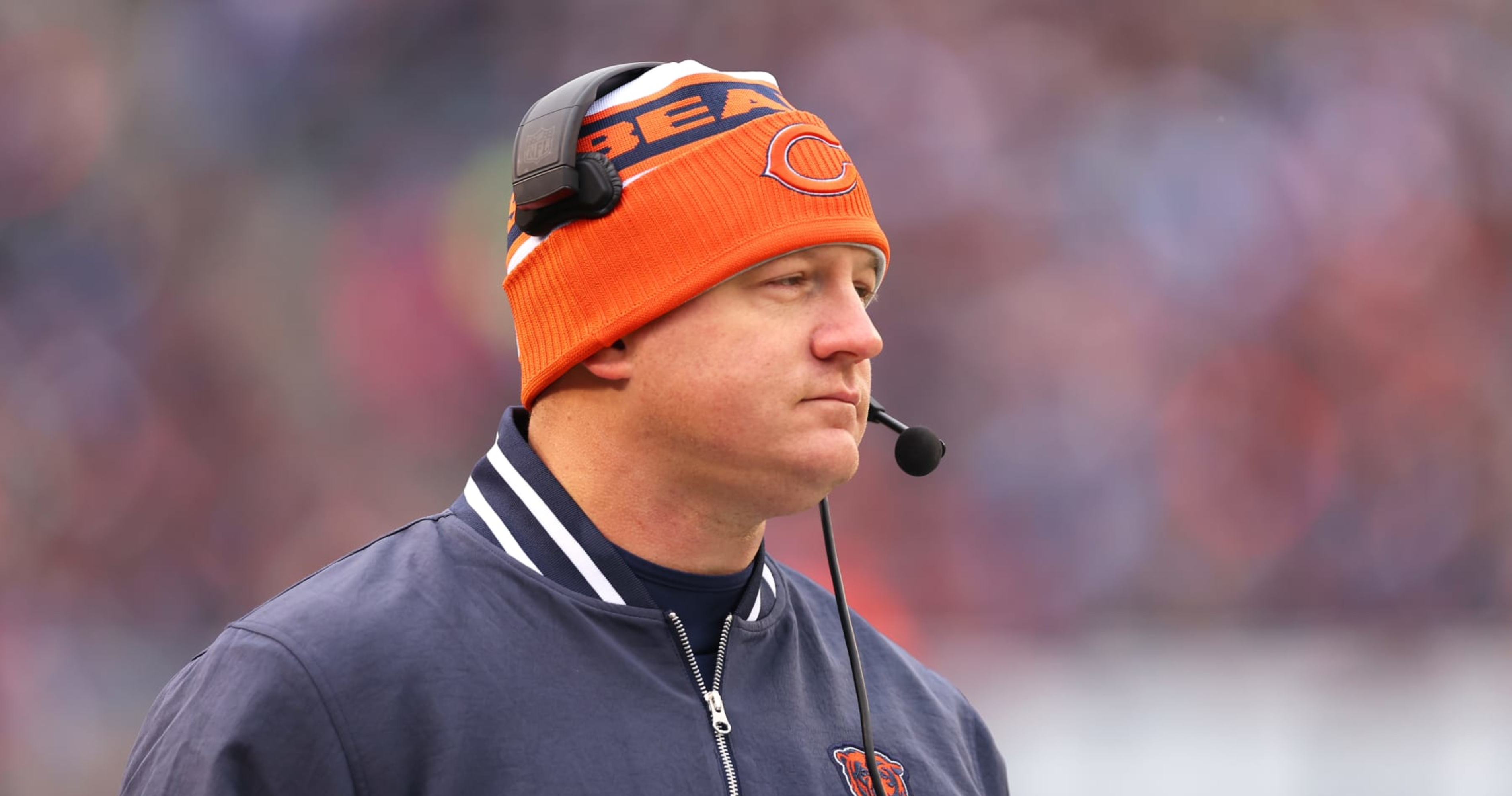 "Bears Retain Eberflus, Overhaul Offensive Coaching Staff"