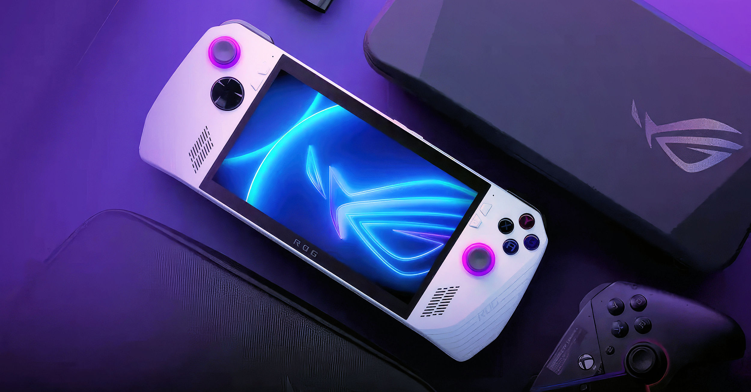 ASUS unveils ROG Ally handheld gaming console with Ryzen APU and RTX 4090 support.