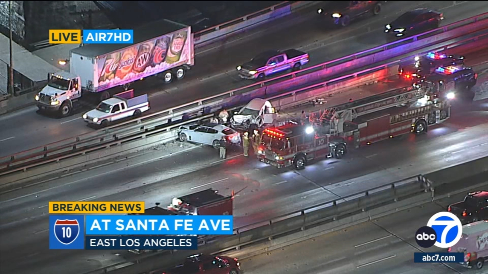 Featured image for Fatal Wrong-Way Crash Leaves One Dead, Three Critically Injured on LA's 10 Freeway