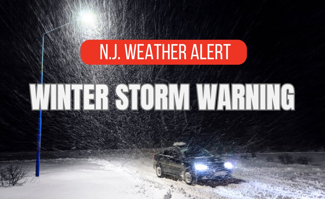 "NJ Counties Under Winter Storm Warnings: Heavy Snow Forecast and School Closings"