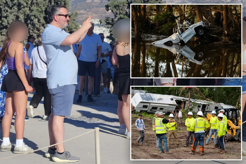 Featured image for Sen. Ted Cruz Vacationed in Greece Amid Texas Flood Crisis
