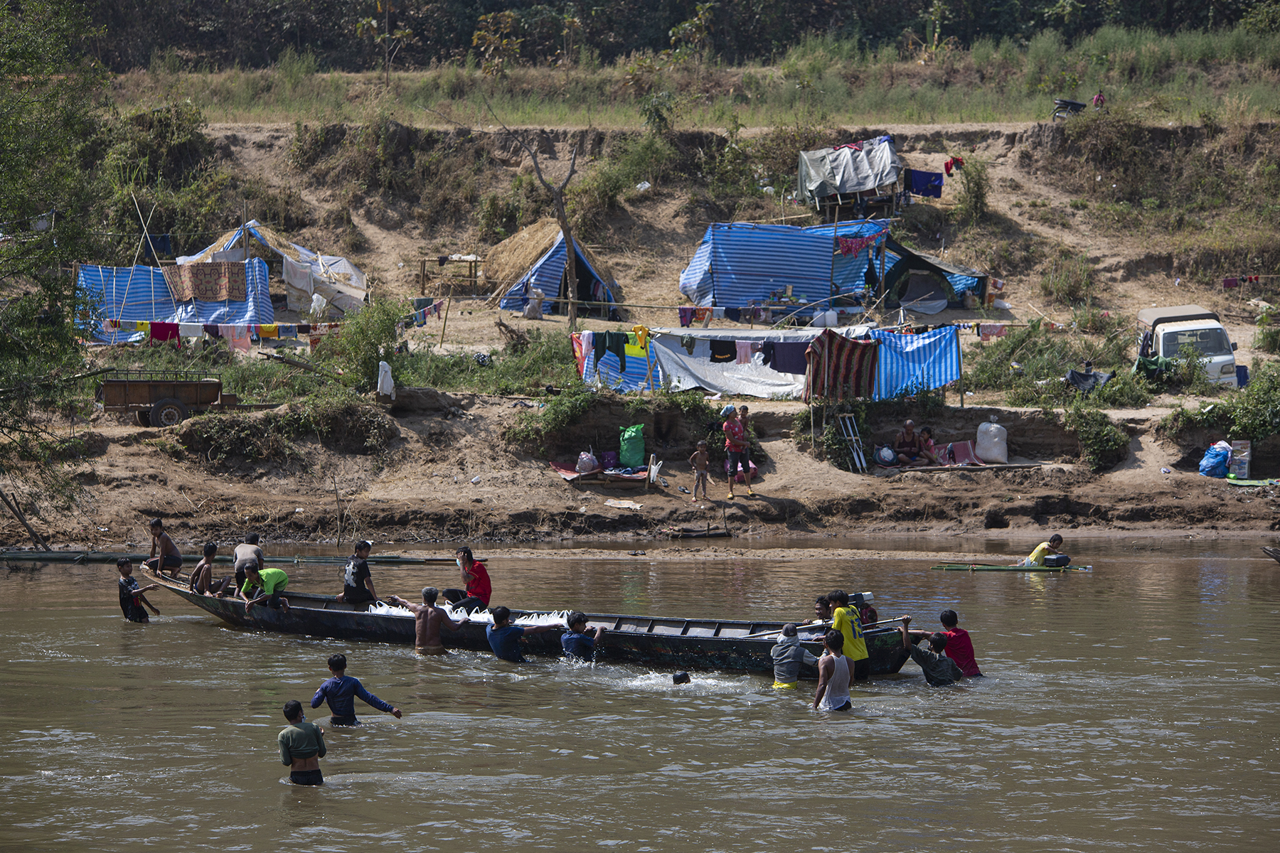 Mass Exodus to Thailand as Myanmar Conflict Escalates