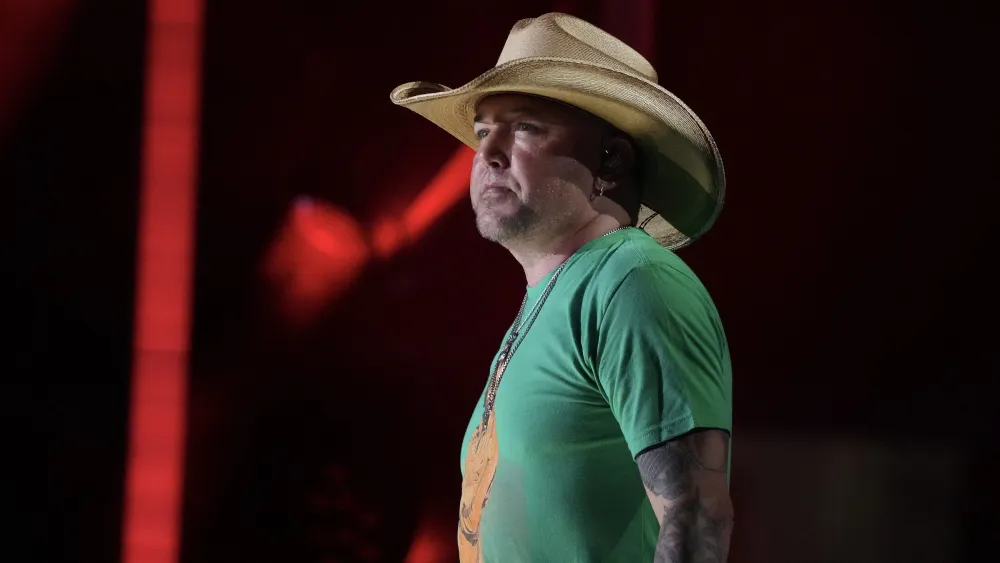 Jason Aldean Takes a Stand Against Cancel Culture and Defends His Anthem as Crowd Chants 'USA!'