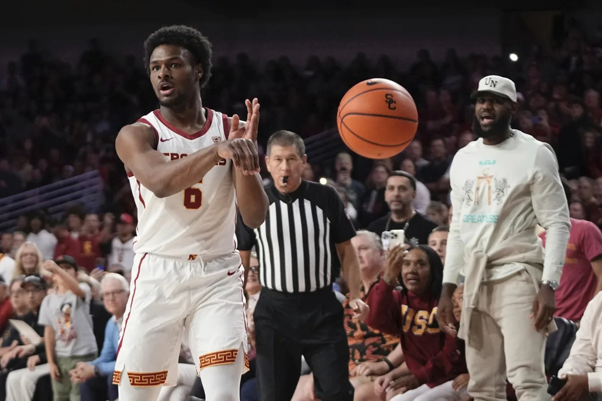 Bronny James' USC debut overshadowed by Long Beach State victory