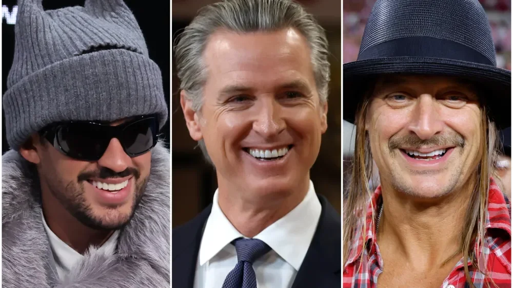 Newsom Declares 'Bad Bunny Day' in California, Takes Jab at Kid Rock
