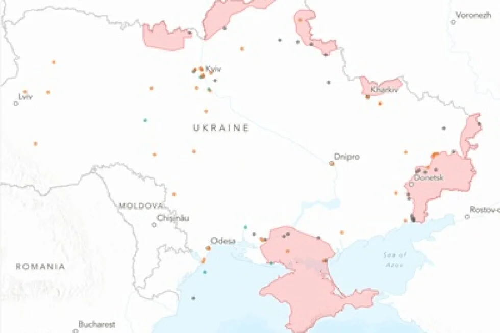 Four-Year Ukraine War Tracked With New Interactive Map