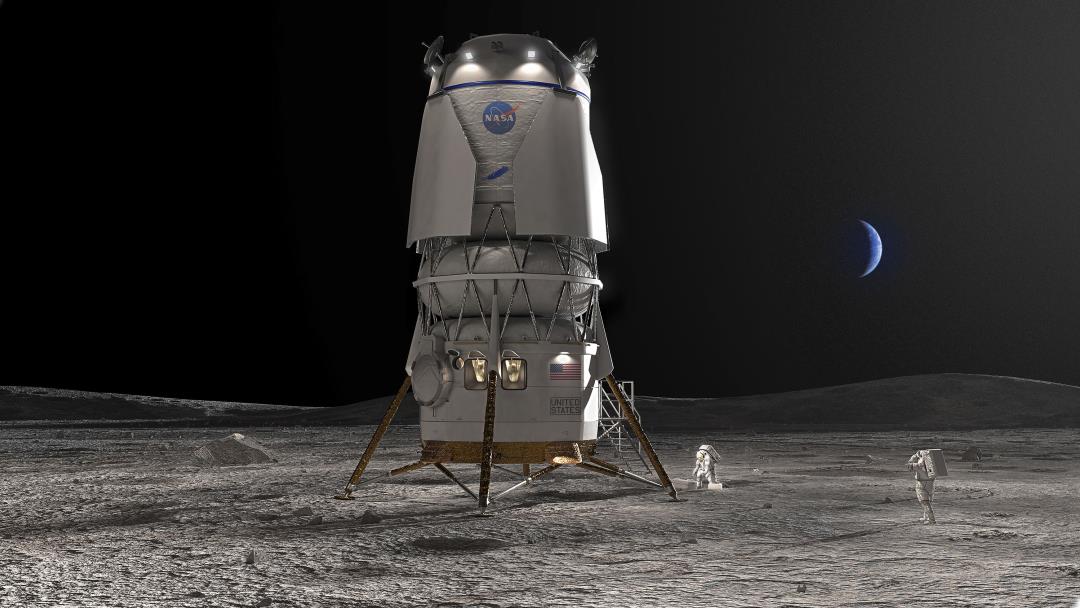 Blue Origin Secures $3.4B NASA Contract for Lunar Lander Development
