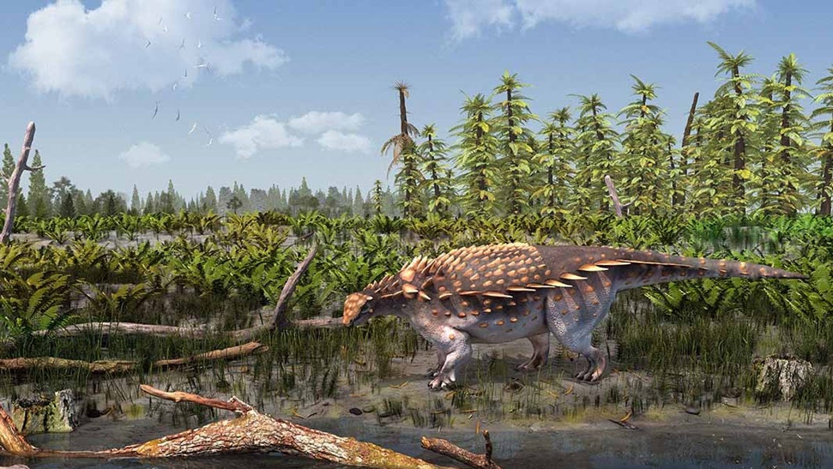 Featured image for Blade-spiked dinosaur discovered on Isle of Wight named after professor