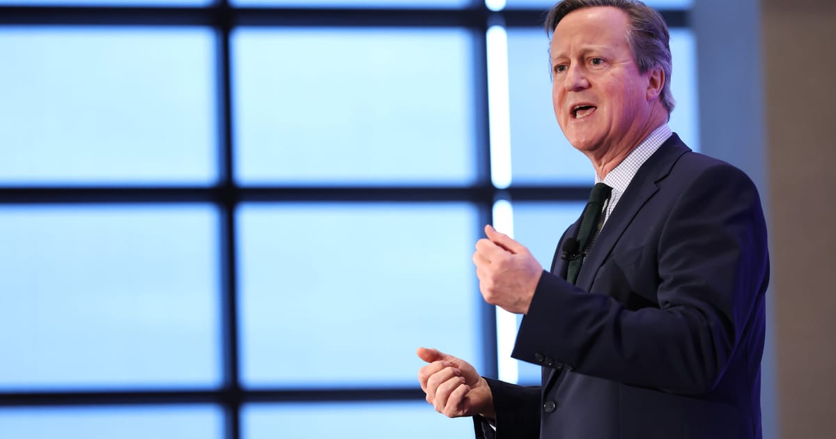 David Cameron Urges US to Approve Ukraine Aid Package to Counter Putin's Influence