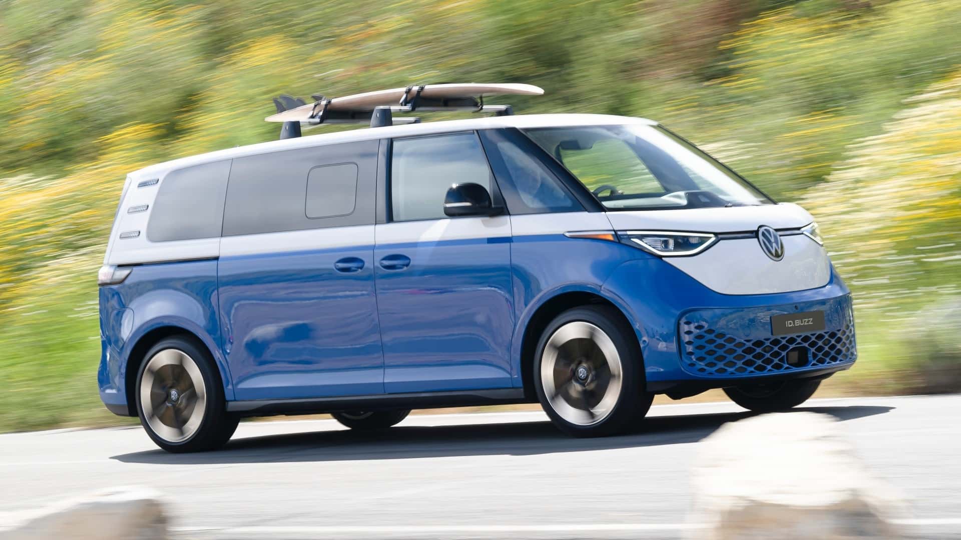 Featured image for Volkswagen unveils electric ID. Buzz Bus in California, set to return as an icon in North America.