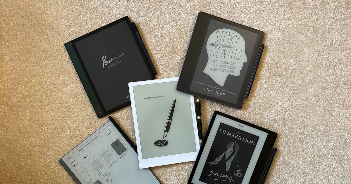Featured image for Upgrade your e-reading experience with these top E ink tablets and discounted Kindle eBooks.
