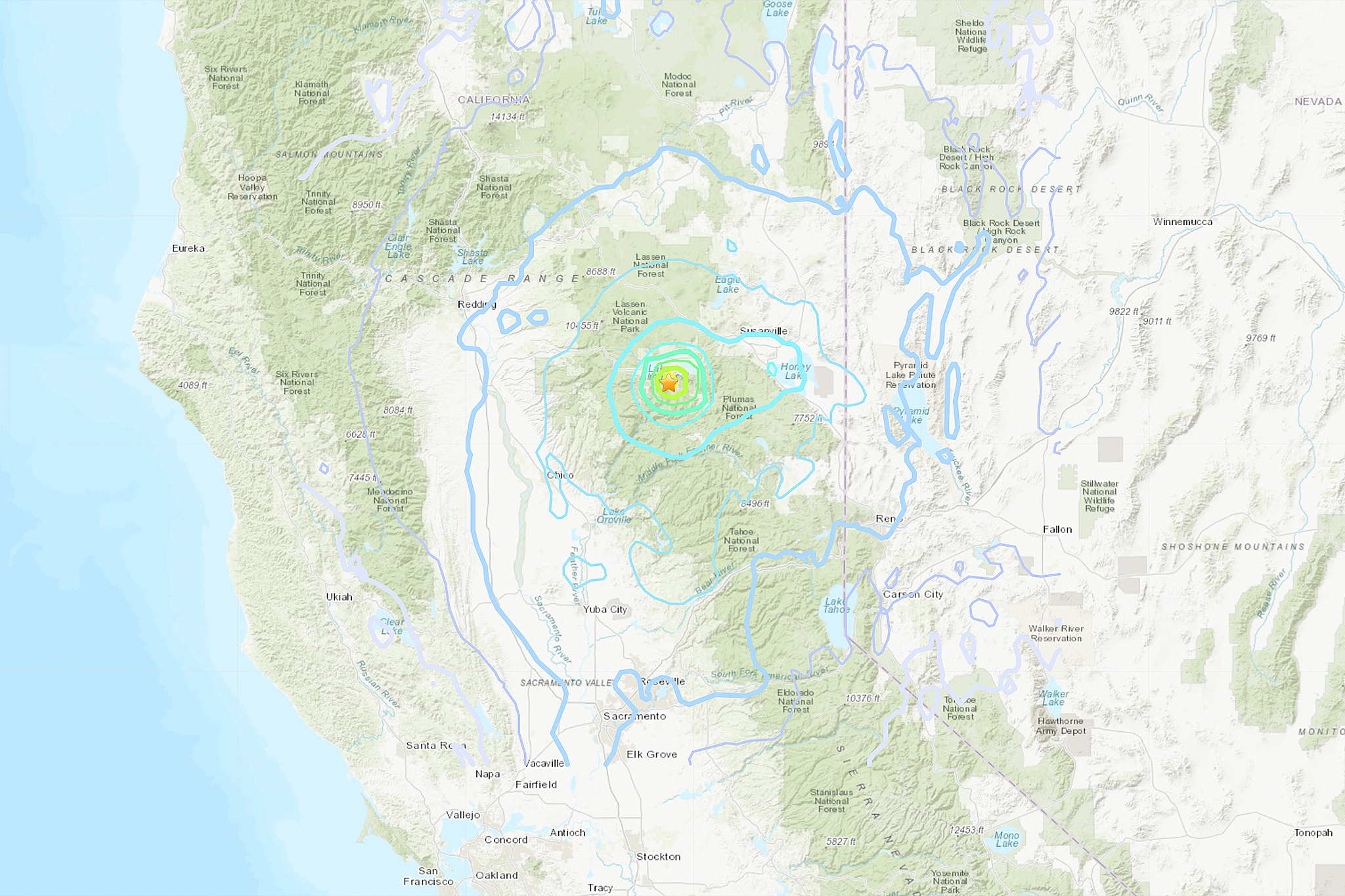 Series of Quakes Shake Northern California, Including During Live TV Broadcast.