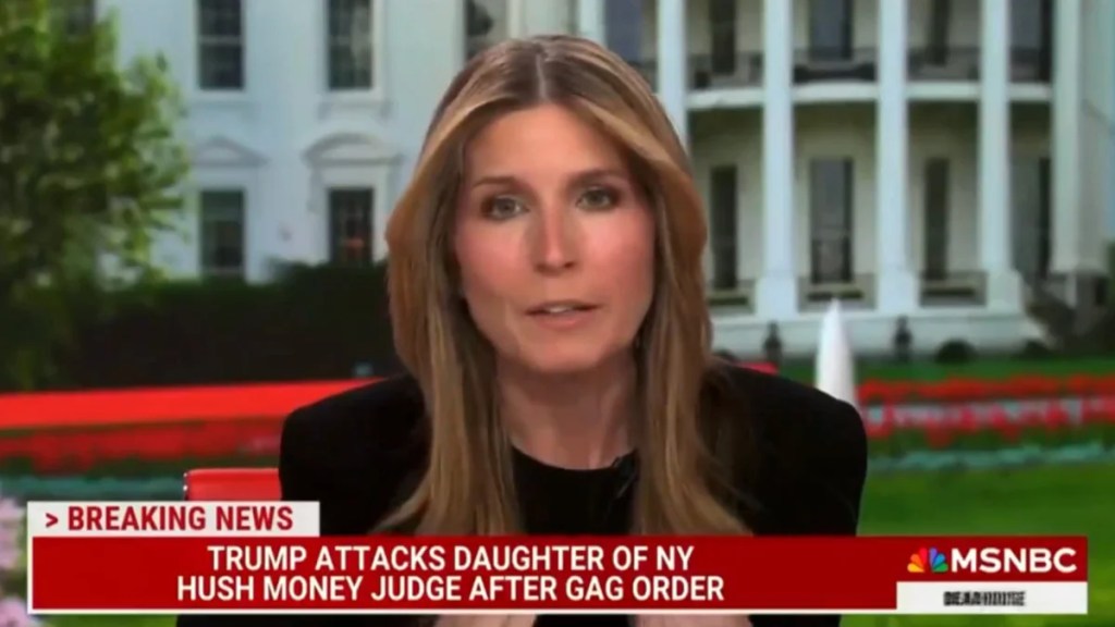 "MSNBC Host Nicole Wallace Throws Script in Defiance of Trump's Attacks"