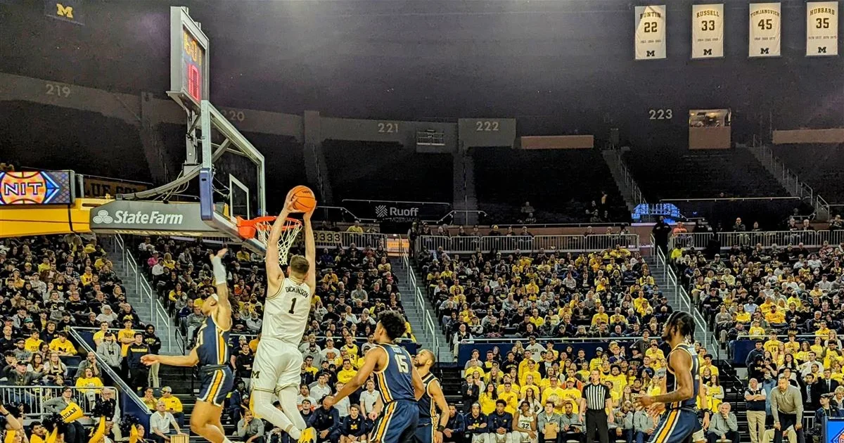 Michigan dominates Toledo in NIT opener.
