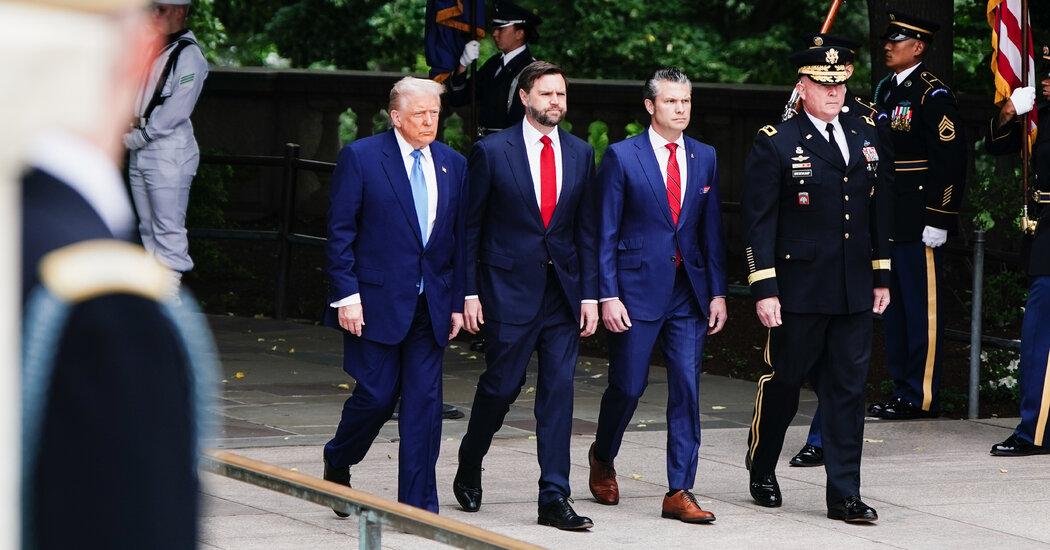 Featured image for Trump Honors Soldiers and Criticizes Biden in Memorial Day Speech