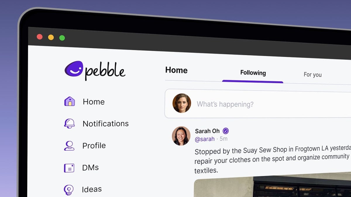 Featured image for Pebble, the Twitter alternative, announces shutdown