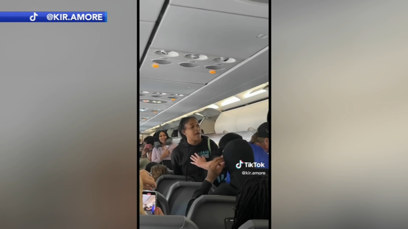 Woman arrested after biting and kicking police during removal from Frontier flight in Miami
