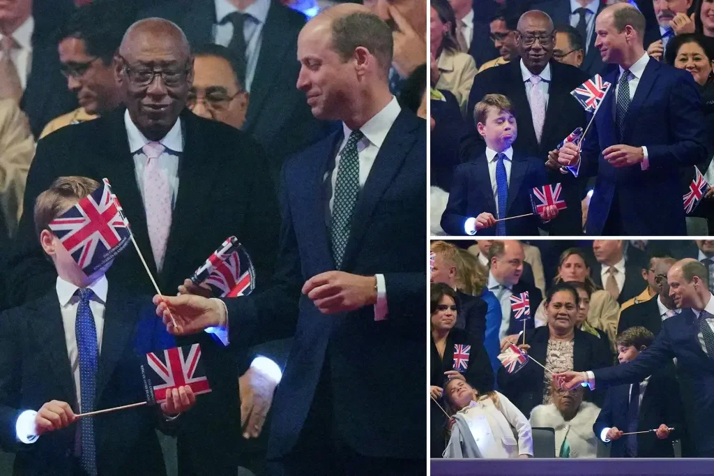 Royal Children and Guests Steal the Show at King's Coronation Concert.