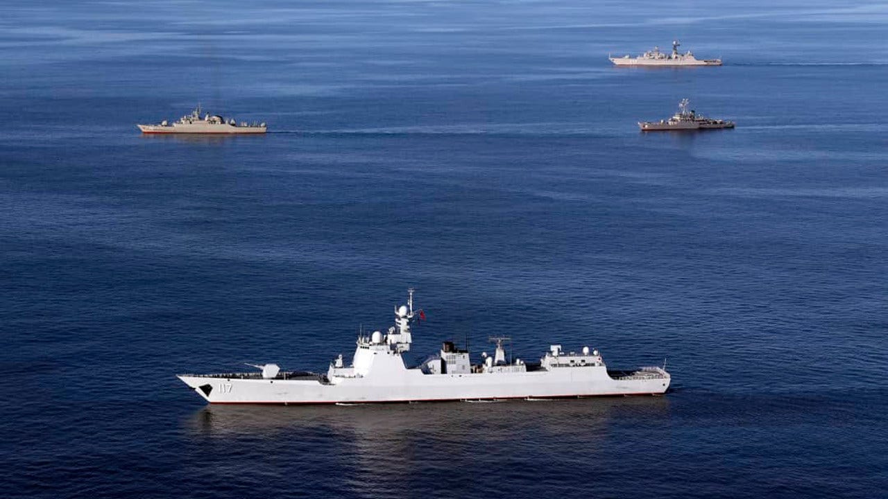 "China, Russia, and Iran conduct joint military drills in Middle East"