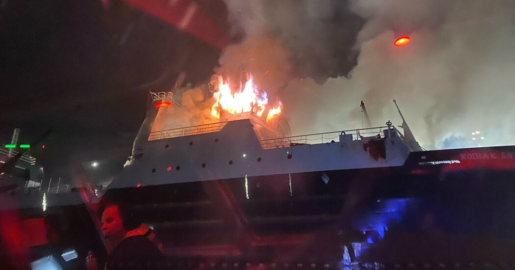 Featured image for Tacoma Lifts Shelter-in-Place Order After Fishing Vessel Fire