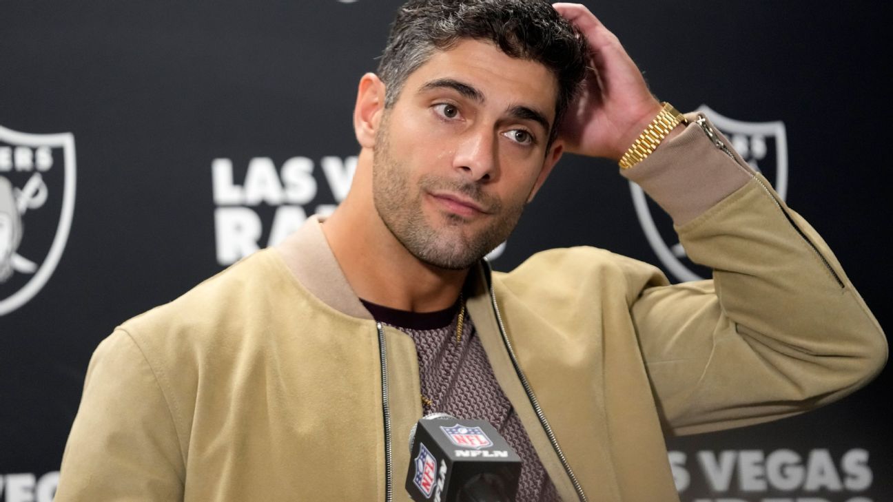 Featured image for "Jimmy Garoppolo Opens Up About Suspension and Transition to Rams, While Aaron Donald Announces Retirement"