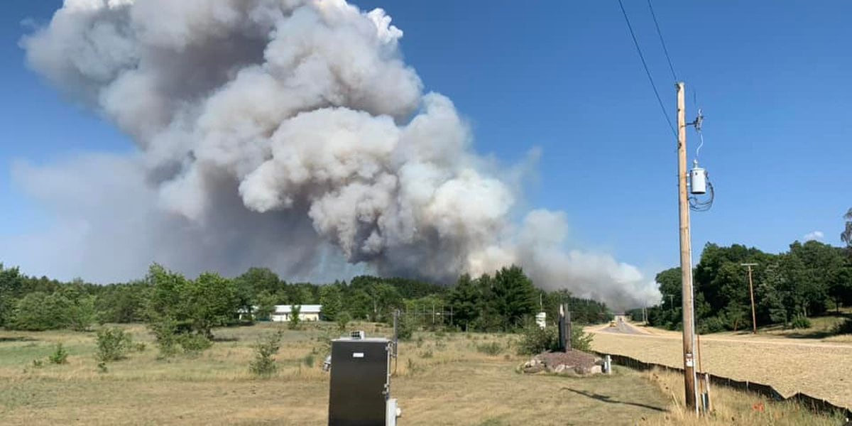 "Central Wisconsin Wildfire Nearly Contained, 400 Acres Impacted"