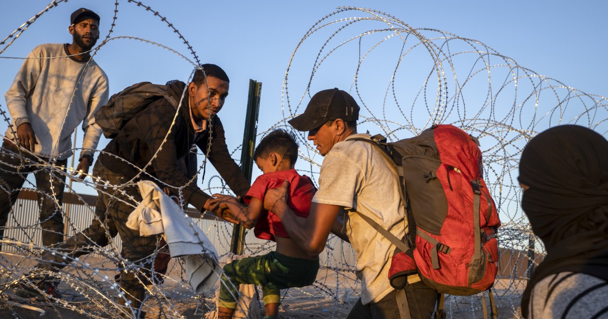 Featured image for White House threatens veto of GOP border bill.