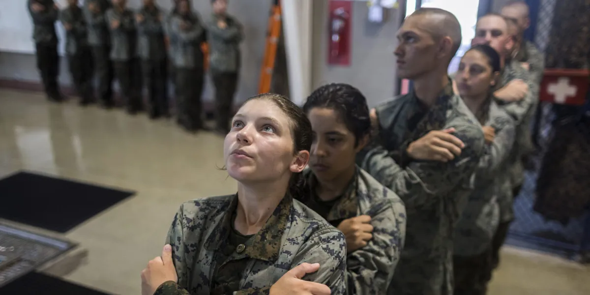 Featured image for Gender Integration Struggles: Marines' Battle to Communicate with Males in Basic Training