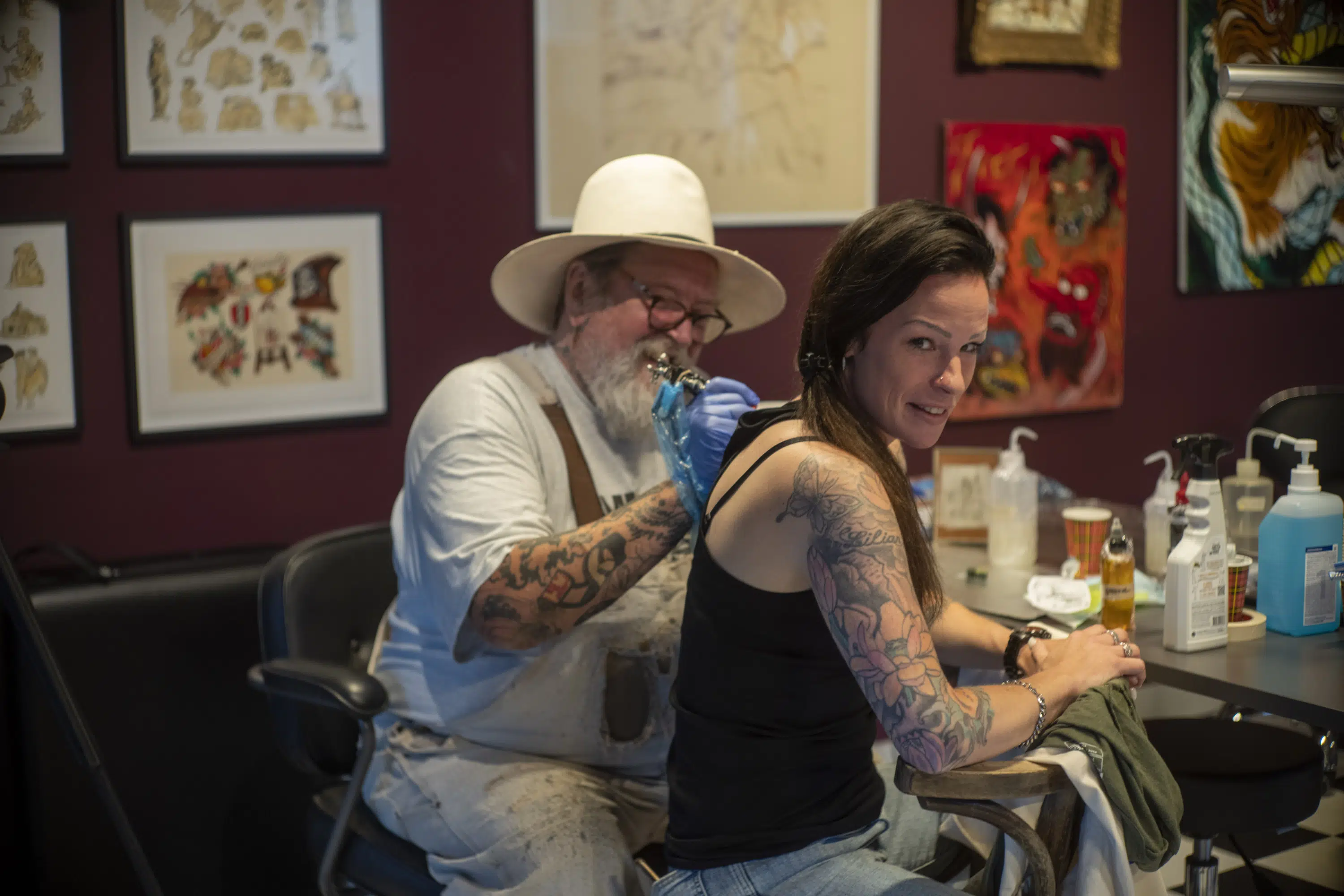 Rembrandt House Museum transforms into a tattoo parlor.