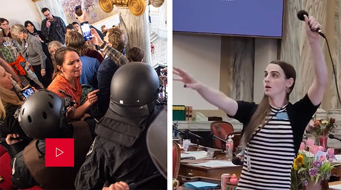 Transgender lawmaker Zooey Zephyr's return to Montana House denied by judge.