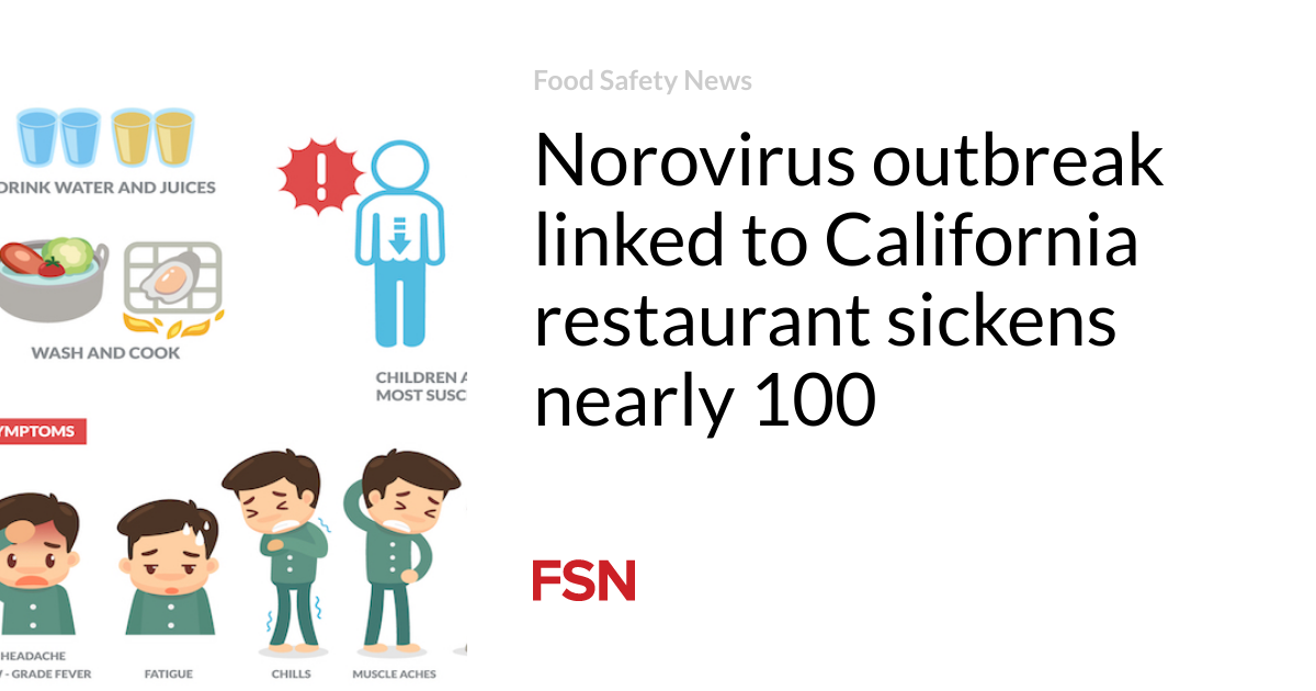 Featured image for "California Restaurant Linked to Norovirus Outbreak Sickens Nearly 100"