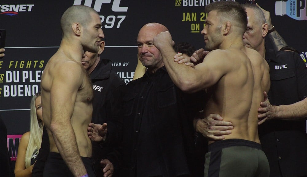 Featured image for "UFC 297: Strickland vs. Du Plessis Title Grudge Match and Full Fight Card Details"