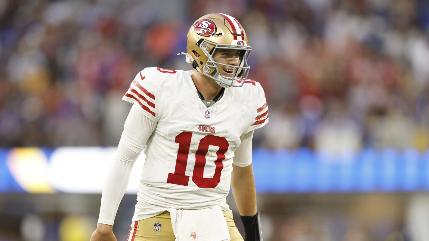 49ers lead Rams 17-7 at halftime on Thursday Night Football