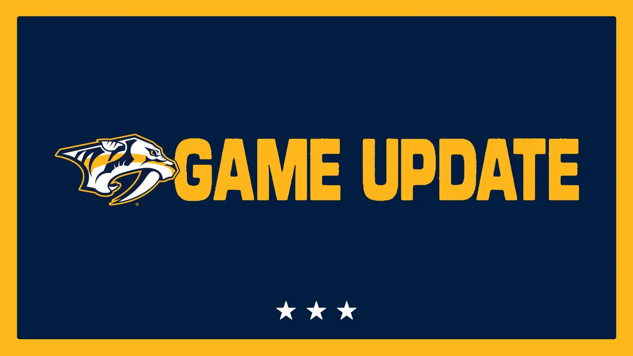 Predators Move Saturday Matinee to 12:30 PM CT, Josi to Be Honored for 1,000th NHL Game