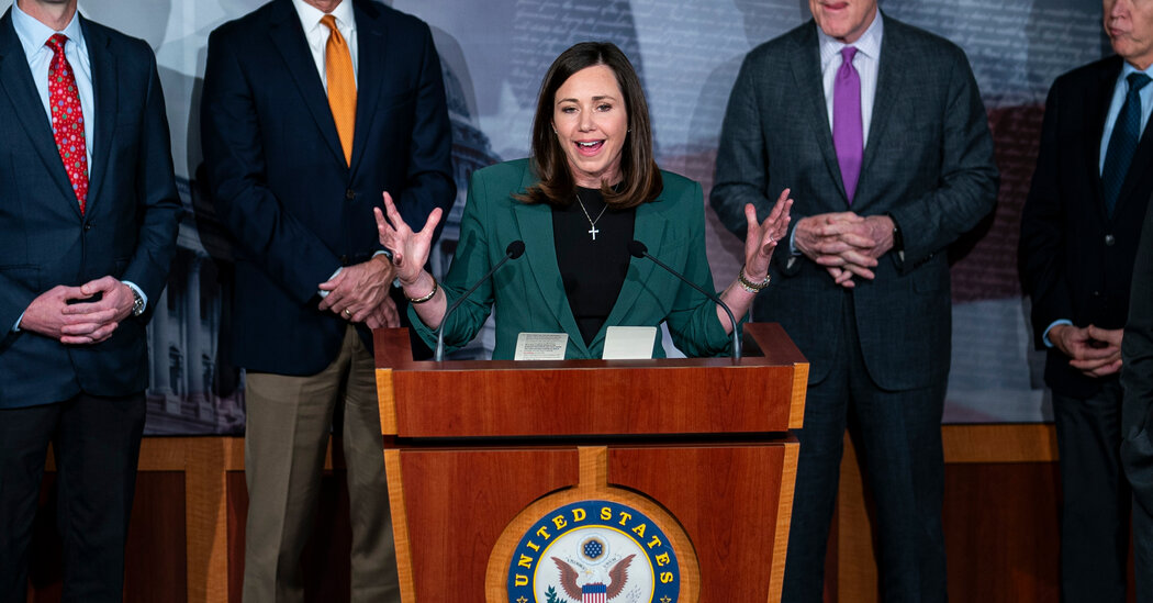 Featured image for "Katie Britt: From Ascent to Setback - Unveiling the Senator's Journey"