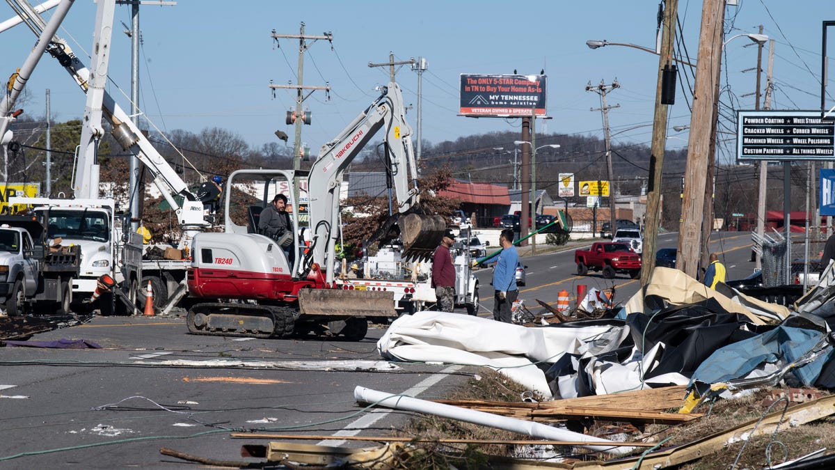 "Tennessee Tornado Outbreak: Clarksville Damages Soar, Thousands Displaced, and Northeast Storm Brings Flooding Threat"